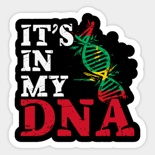 It's in my DNA - Mauritania Sticker